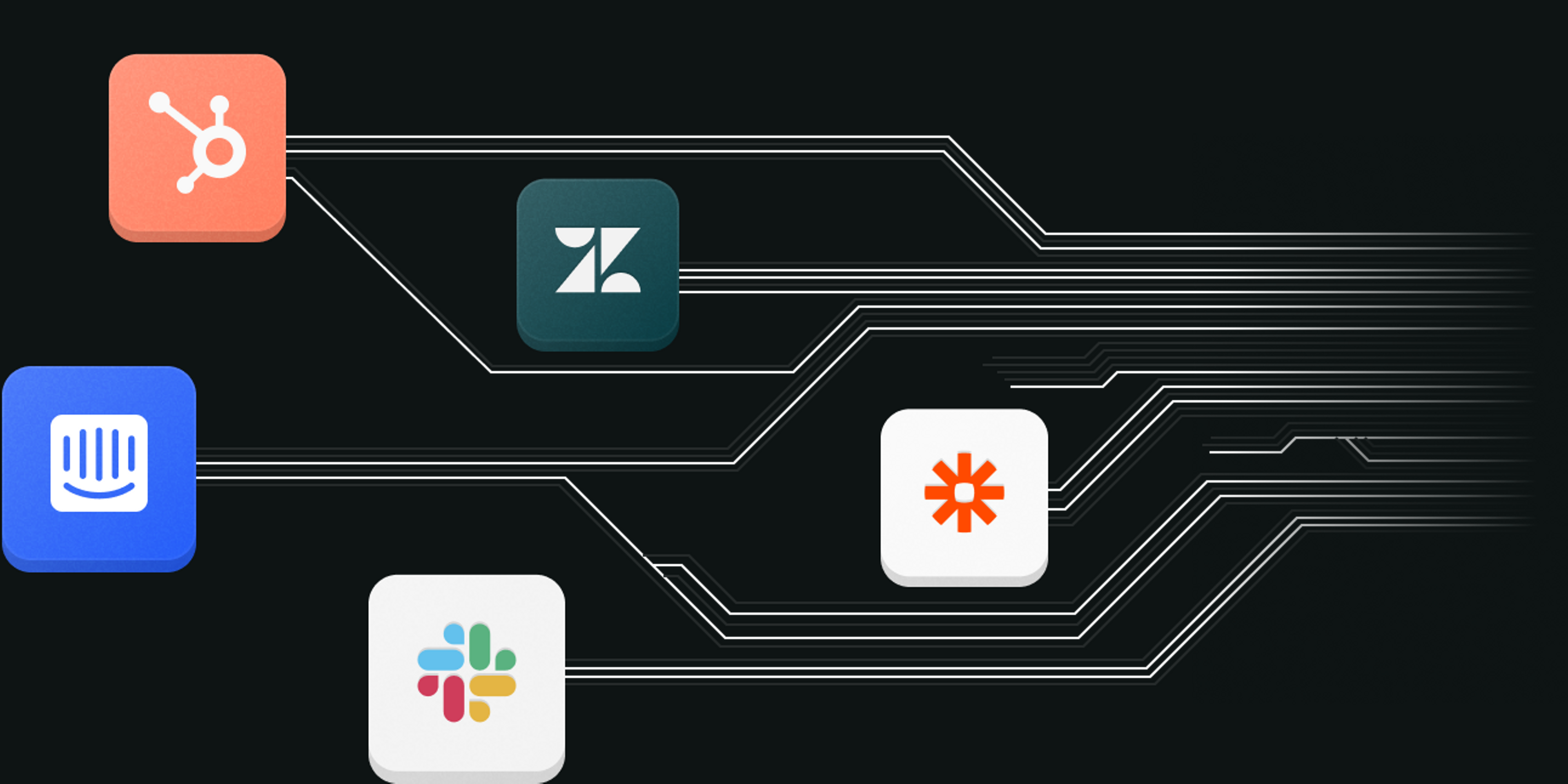 Integrate ProfitWell Metrics with workflows in Hubspot, Zapier, Sendesk, Intercome and more